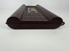 Vintage 1990 Scrabble Deluxe Travel Edition Hard Plastic Folding Case Game