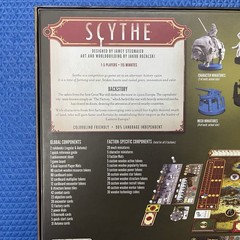 Scythe Board Game (2015 Stonemaier Games), Excellent Condition, *Read