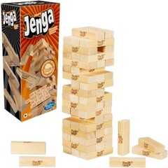 Jenga Classic Game With Genuine Hardwood Blocks,stacking Tower Gam