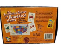Scrambled States of America Game Geography 100% Complete Nice Condition