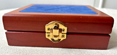 Levenger Krypto Game In Original Wooden Levenger Box 4.5″x 5.5″ EUC