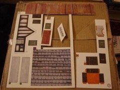 1988 Games Workshop : Warhammer Townscape Card Buildings Scenery Building