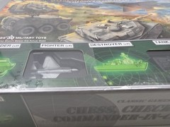 Commander-In-Chief Chess & Checkers Board Game Toy NEW Military