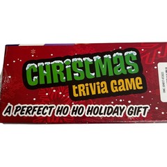 OUTSET Christmas Trivia Game Family Holiday Party Card Game Red Sealed