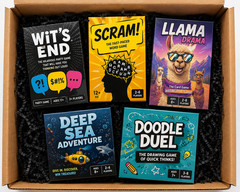 Curated Friends Game Night Mystery Box Board &Card Game Bundle Party Game Lot8+