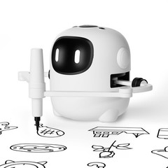 Drawing Robot Kids 150 Cards Voice Interactive Educational Toy RIVGOT Machine