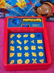 Hasbro Perfection Beat The Clock Skill & Action Game Family Board Game
