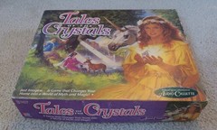 1993 Tales Of The Crystals Board Game Fantasy Milton Bradley – Not Compete/Read