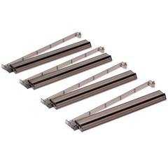 Modern Mahjong Racks with Built-in Pushers – Black – Set of 4