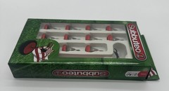 SUBBUTEO 2012 RED WHITE STRIPE SOCCER FOOTBALL TEAM FIGURES PLG3125