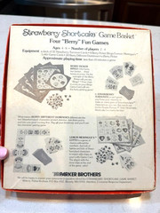 Vintage Strawberry Shortcake Game Basket 4 In 1 Game Complete Set 1981 Great Cd!