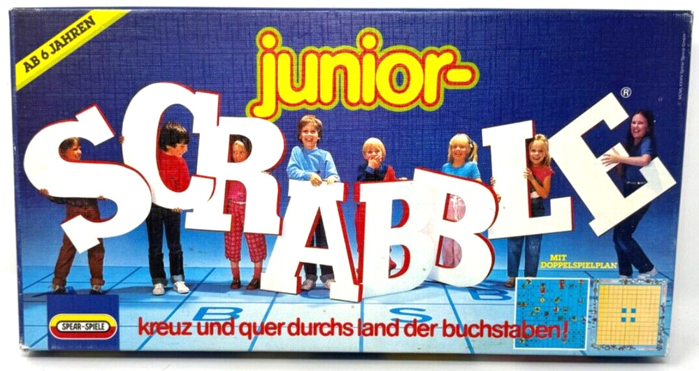 Junior Scrabble Spear Games 26021 Toy Board Games Board Game Game