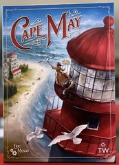 Cape May Thunder works Games Seaside Resort City Building Board Game NM