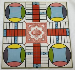 1959 Parcheesi Game Deluxe Edition by Selchow & Righter Complete in Great Cond