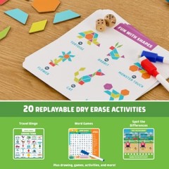Games On the Go Tin Travel Game Set for Kids Ages 3-6+
