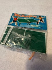 Vintage Table Tennis Game Mini Toy Set Hong Kong Hand Painted Players