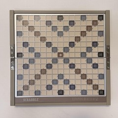 Hasbro Scrabble Pottery Barn Deluxe Travel Board Word Game 8+ 2-4 Players 2019