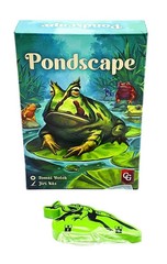 Pondscape Board Game with Wooden Frog Promo by Capstone Games NEW in Shrink