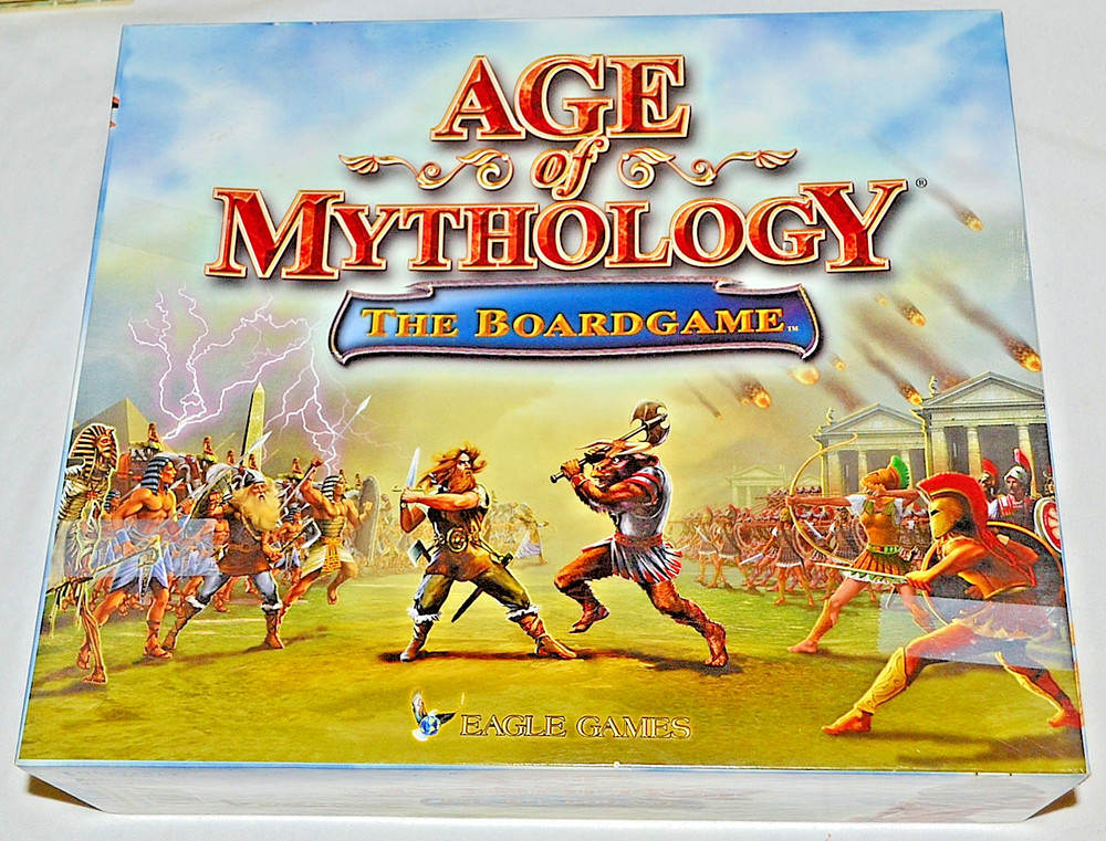 Age of Mythology The Board Game Eagle Games 2003 Edition ~ COMPLETE ~ VINTAGE