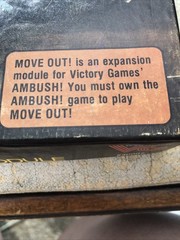 Ambush! + Ambush! Move Out – 1983/1984 Victory Games COMPLETE