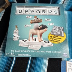 UpWords Board Game Quick Stacking & Word Hacking, Complete 2 My Knowledge