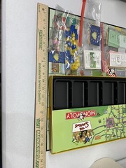 The Simpsons Monopoly Game 2001 Open Box Seems complete