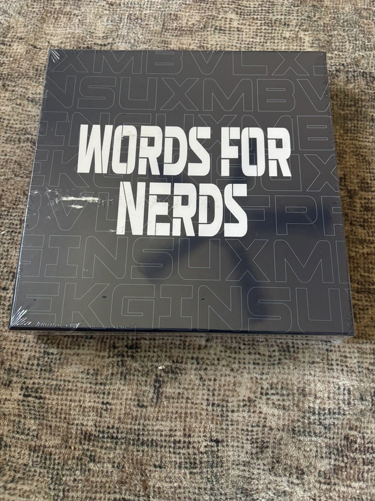 Words For Nerds Board Game New Sealed 2-10 Ppl Party Game/B36