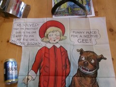 BUSTER BROWN CLOTH NECKTIE PARTY PIN ON GAME by S&R Rare Complete