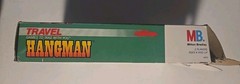 Vintage 1987 Milton Bradley TRAVEL HANGMAN Board Game Model 4812 Complete