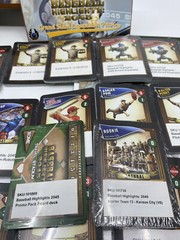 Baseball Highlights 2045 Game w/Lots of Expansions, Promo NEW & USED Played Once