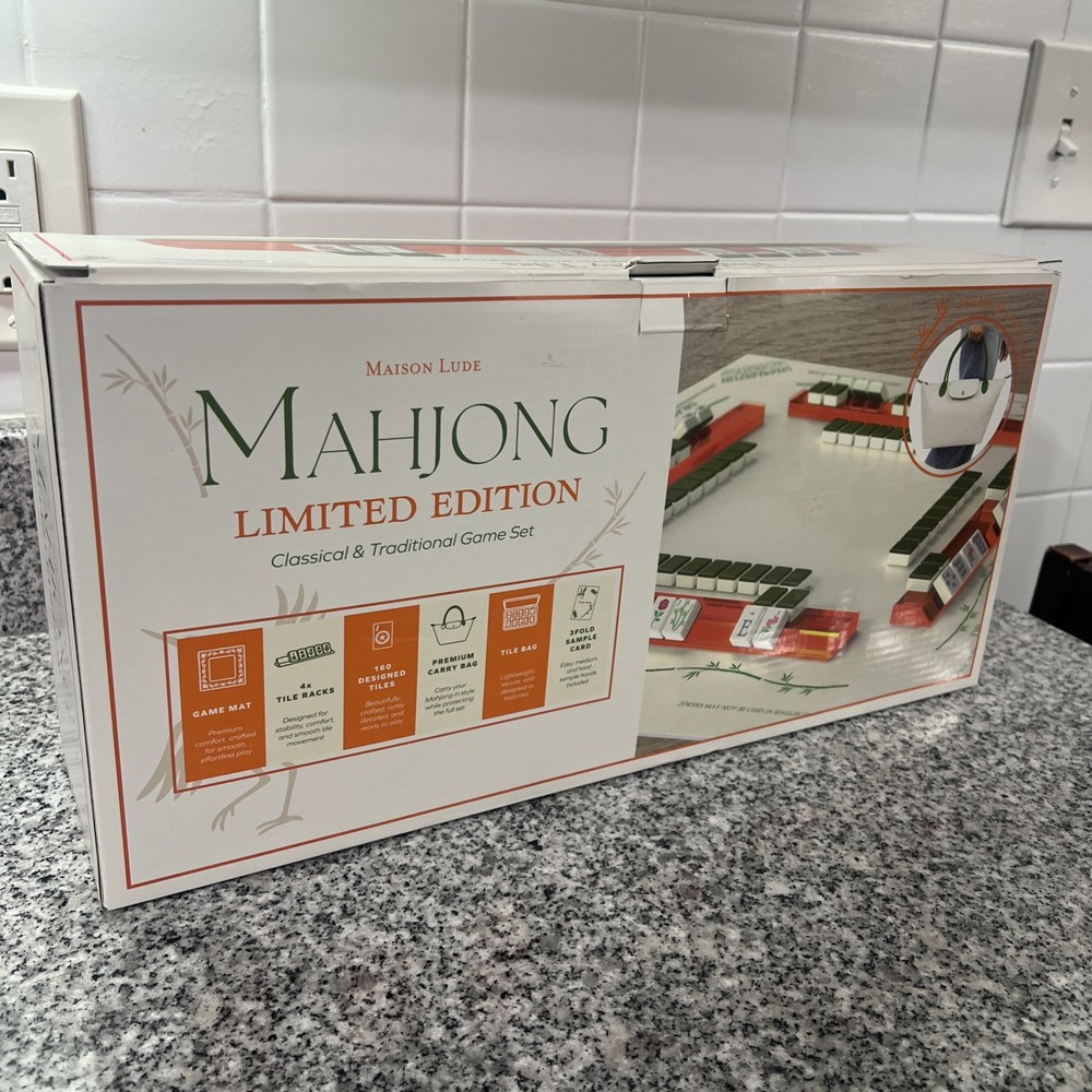 Maison Lude Mahjong Limited Edition 160 Tile Set-Mat-Accessories