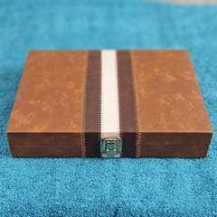 Vintage Magnetic Backgammon Travel Board Game Set Made in Taiwan Complete