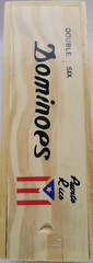 Double Six Puerto Rico Dominoes Game in Set of 28 Wooden Box Size 2″X3/4″X1/4″
