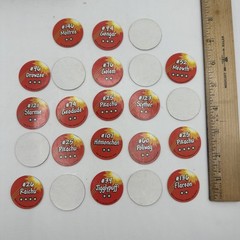 Pokemon Pogs Collectible Set Various Characters & Animals Lot Of 23