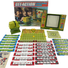 Kenner 1973 Vintage Complete SEE-ACTION Football Game Projector in Original Box