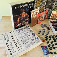 1990 Hero Quest & Kellar’s Keep Quest Pack • Milton-Bradley • Fantasy Board Game