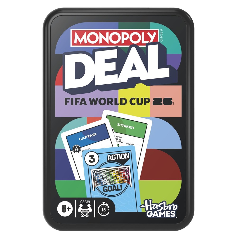 Monopoly Deal FIFA World Cup 2026 Edition Game – Officially Licensed FIFA