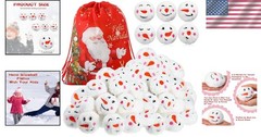 Fun 30 Pcs Classic Plush Snowballs – Ideal for Christmas Decor and Games