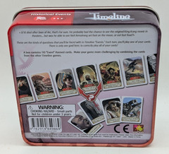 4 Timeline Card Game Metal Tin Historical Events Diversity Inventions Science