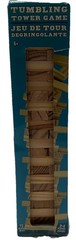 Tumbling Towers Stacking Game -72 Piece Set -Wood CRAFT Blocks, Great for craft