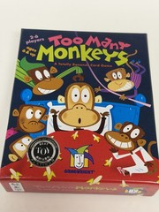 Too Many Monkeys “A Totally Bananas Card Game” Gamewright 100 Complete VG