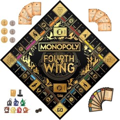 Monopoly Fourth Wing Edition Board Game for Adults Fourth Wing Game 2-6 Players