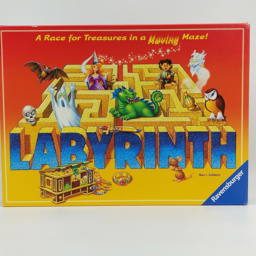 Labyrinth Ravensburger Board Game 2007 Complete EUC Moving Maze Czech Republic
