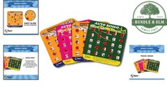 Portable Bingo Game Cards with Sliding Windows – Classic Travel Fun for All Ages