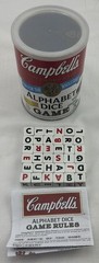 2011 Campbell’s Alphabet Dice Game by TDC Games Complete Great Cond FREE SHIP