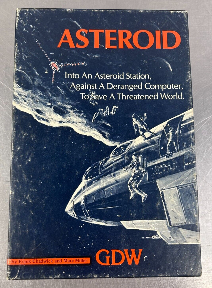 Asteroid, Series 120 Games vintage science fiction boardgame GDW 1980 Complete