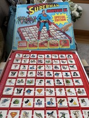 VTG SUPERMAN Match II Board Game – 1979 IDEAL Toys DC Comics Wonder Woman Batman