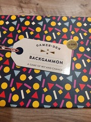 Ridley’s Backgammon Set Ancient Game of Wit & Chance (New / 2018) Games Den