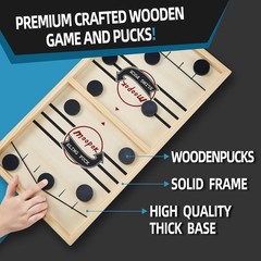 Fast Sling Puck Game set – Fun and Eco-Friendly Family Board Experience