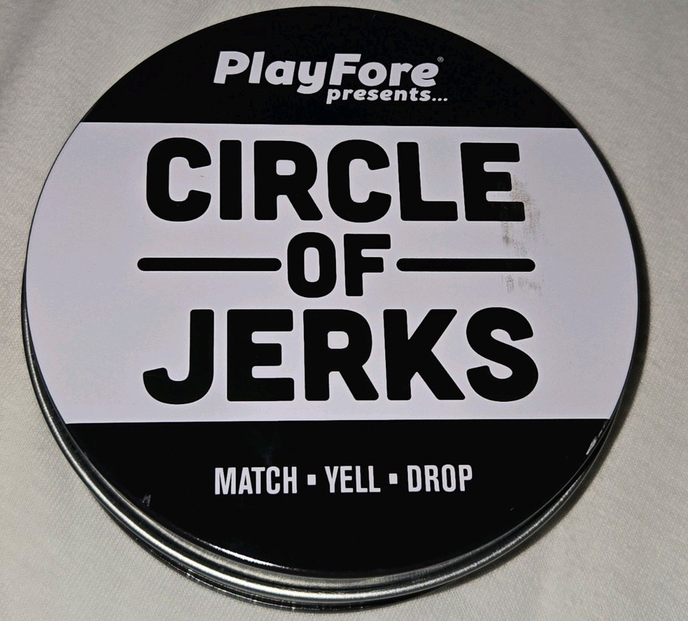 Circle of Jerks The Party Game for Inappropriate Adult (PlayFore Games) NEW